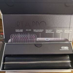 TYMO Purple Hair Straightening Brush